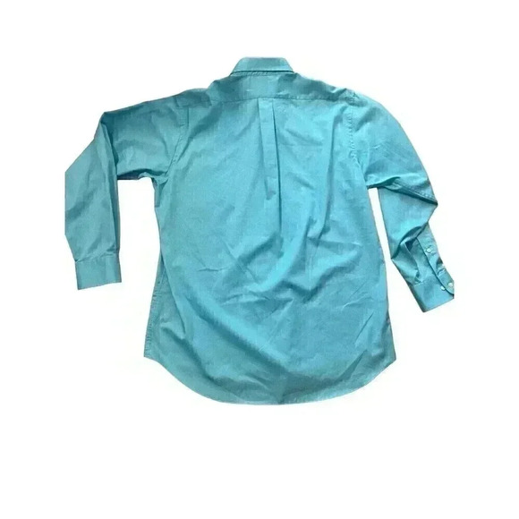 Chaps Classic Fit Twill Long Sleeve Button Front Shirt Men’s 16 16 1/2 34-35 LG - Picture 5 of 8